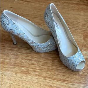 Sparkly guess high heels